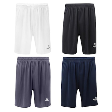 Kit de Calções Topper Classic New - Masculino - 4 unidades