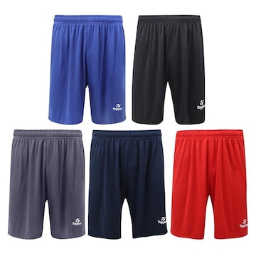 Kit de Calções Topper Classic New - Masculino - 5 unidades