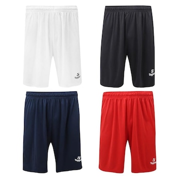 Kit de Calções Topper Classic New - Masculino - 4 unidades