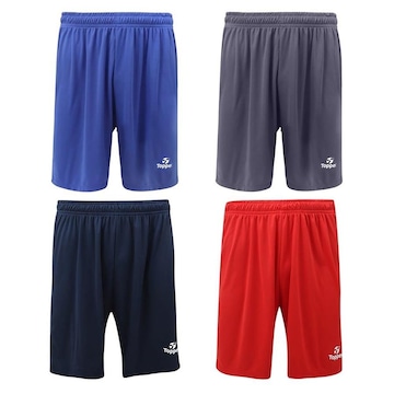 Kit de Calções Topper Classic New - Masculino - 4 unidades