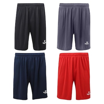 Kit de Calções Topper Classic New - Masculino - 4 unidades