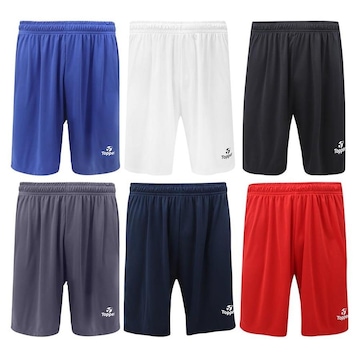 Kit de Calções Topper Classic New - Masculino - 6 unidades