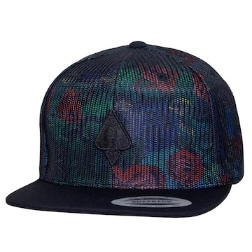 Boné Aba Reta Mcd Especial Golden Core Floral - Strapback - Adulto