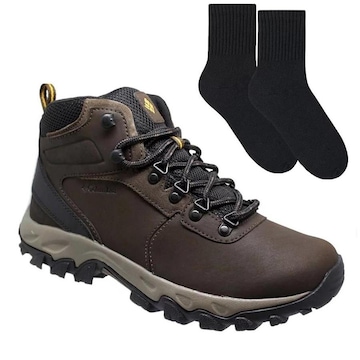 Kit Bota Impermeável Columbia Newton Ridge Plus Ii - Masculina + Par De Meia