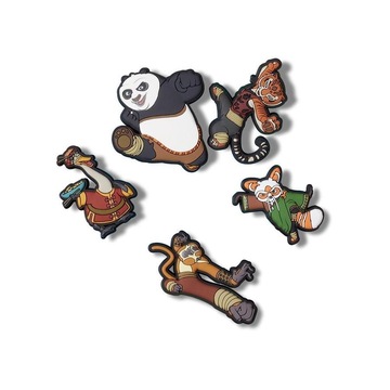 Kit Jibbitz Crocs Kung Fu Panda Pack com 5 Peças