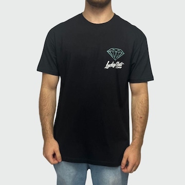 Camiseta Diamond X Illest Lucky Cats Masculina