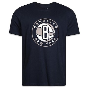 Camiseta New Era Brooklyn Nets Nba Regular Core - Masculina