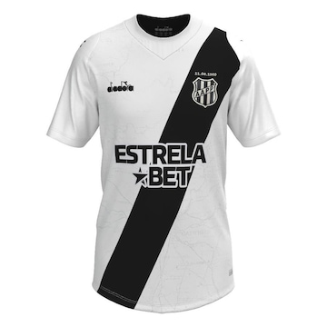 Camisa da Ponte Preta Diadora 2024 Uniforme 1 Torcedor - Masculina