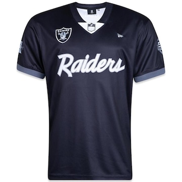 Camiseta Jersey New Era Las Vegas Raiders Core Nfl 100 - Masculina