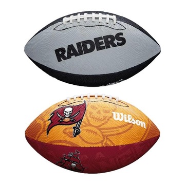 Kit Bola de Futebol Americano Wilson Nfl Team Logo Jr - 2 Unidade