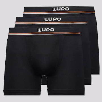 Kit Cueca Boxer Lupo Microfibra Seamless - 3 Unidades - Masculina