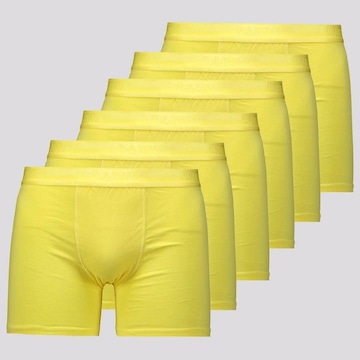 Kit Cueca Boxer Lupo Elastic Soft - 6 Unidades - Masculina