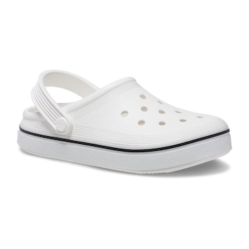 Sandália Crocs Crocband Off Court Clog Kids White - Infantil