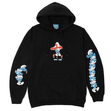 Blusão de Moletom Lost Canguru Angry Smurf - Masculino