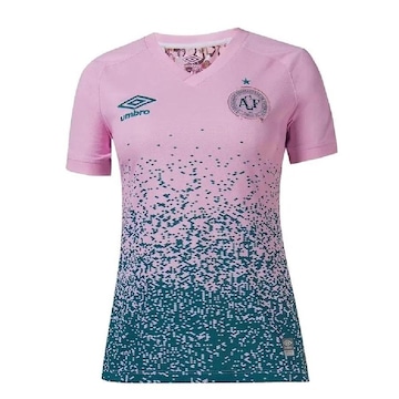 Camisa da Chapecoense Outubro Rosa 2021 Umbro - Feminina