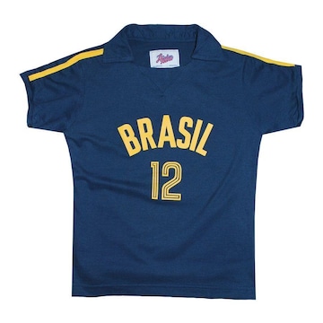 Camisa do Brasil Vôlei 1984 Liga Retrô - Infantil