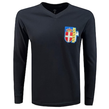 Camisa Itália Goleiro 1934 - Liga Retro - Masculina