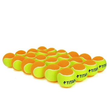 Bola de Tênis Titan Kids Estagio 2  - Pack com 24 Unidades