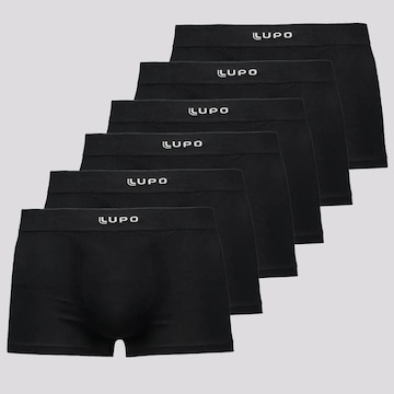 Cueca Boxer Lupo Microfibra - 6 Unidades - Adulto