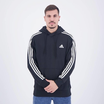 Blusão de Moletom adidas 3 Stripes - Masculino