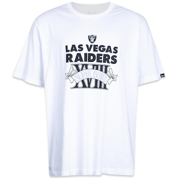 Camiseta New Era Plus Size Las Vegas Raiders Core - Masculina