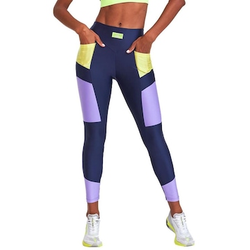 Calça Legging Caju Brasil Atlétika Recortes - Feminina