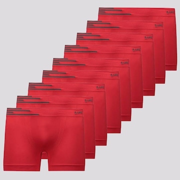 Kit Cueca Boxer Lupo Fiber Man - 9 Unidades - Masculino