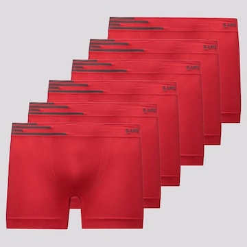 Kit Cueca Boxer Lupo Fiber Man - 6 Unidades - Masculino