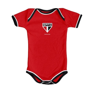 Body do São Paulo Torcida Baby Oficial - Infantil