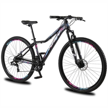 Bicicleta Aro 29 KRW em Alumínio 24 Velocidades Freio à Disco Suspensão Dianteira Mountain Bike Kr1