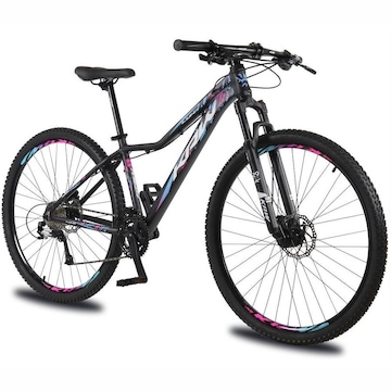 Bicicleta Aro 29 KRW em Alumínio 27 Velocidades Freio Hidráulico Suspensão Dianteira Mountain Bike Kr4