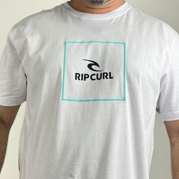 Camiseta Rip Curl Corp Icon Tamanho Grande - Rip Curl - Masculino