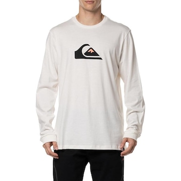 Camiseta Manga Longa Quiksilver Comp Logo - Masculina