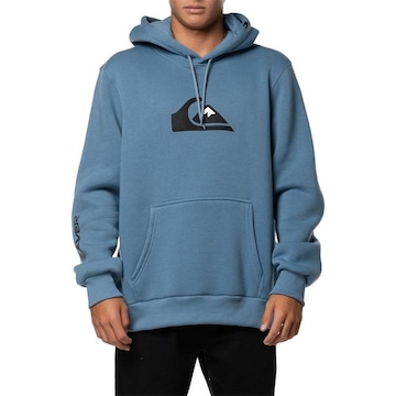 Blçusão de Moletom Quiksilver Canguru Comp Logo - Masculino