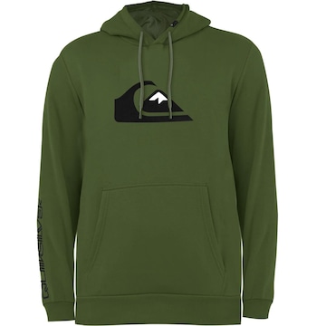 Blusão de Moletom Quiksilver Comp Logo Reforçado 305G com Capuz - Masculino