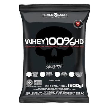 Whey Protein Black Skull 100% HD Refil - Chocolate - 900g