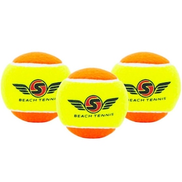 Bola de Beach Tennis S Original Sexy - Pack com 3 Bolas