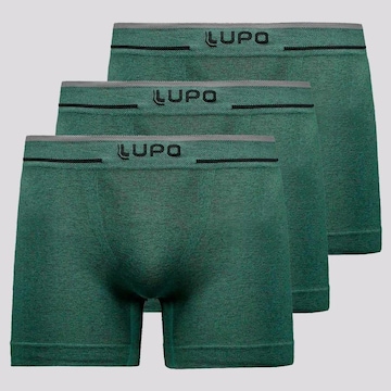 Kit Cuecas Boxer Lupo Microfibra sem Costura - 3 Unidades - Masculino