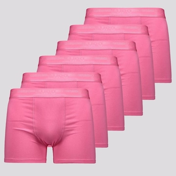 Cueca Boxer Lupo Elastic Soft - 6 Unidades - Adulto