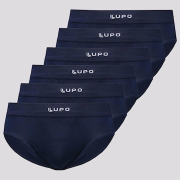 Cueca Boxer Lupo Micromodal - 6 Unidades - Adulto