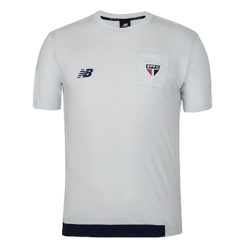 Camiseta de Viagem New Balance São Paulo F.C I 2024 - Masculina