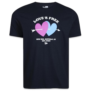 Camiseta New Era Regular Love´S Free - Masculina