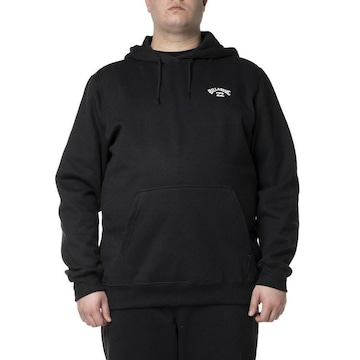 Blusão de Moletom Billabong Canguru Small Arch Plus Size - Masculino