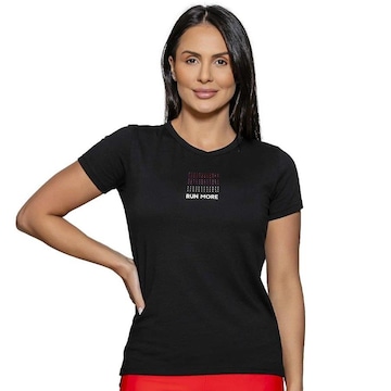 Camiseta Run More T-Shirt Graphic - Feminina