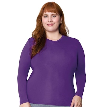 Camisa Térmica Plus Size Selene Proteção UV - Feminina