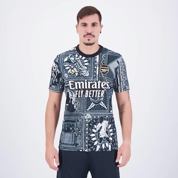 Camisa do Arsenal Pré-Jogo 2024 adidas - Masculina