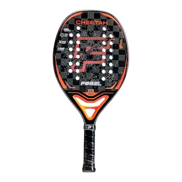 Raquete de Beach Tennis Fobel Cheetah com Caixa 18K