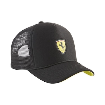 Boné Aba Reta Puma Ferrari Sptwr Race Trucker - Snapback - Adulto