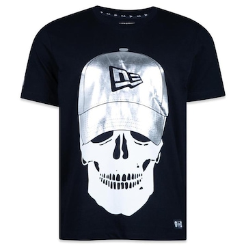 Camiseta New Era Collab Alexandre Herchcovitch Skull Hat - Masculina