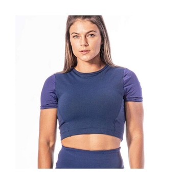 Blusa Cropped Poker Bastion - Feminina